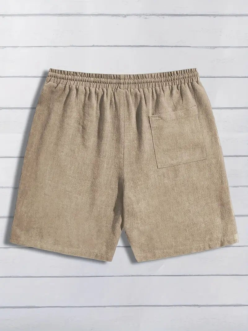 Casual Linen Shorts - Luxoria