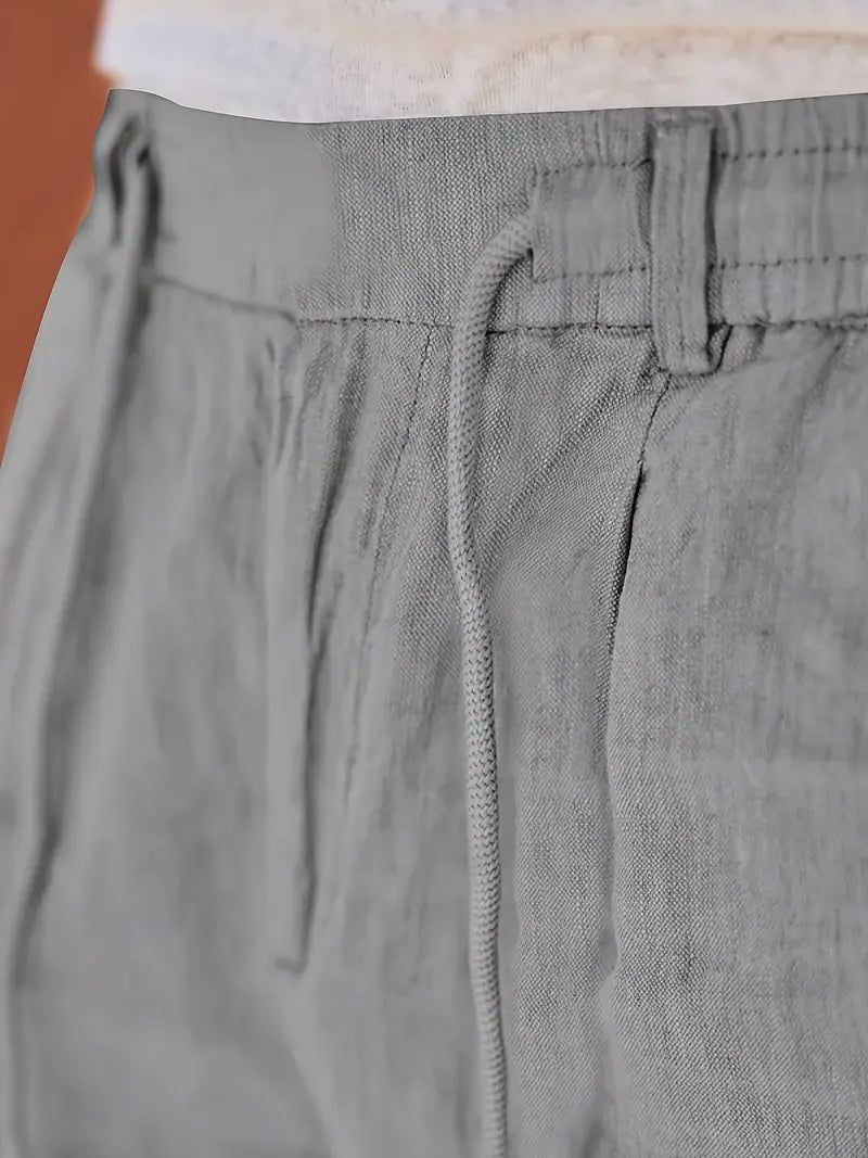 Elegant Linen Pants - Luxoria