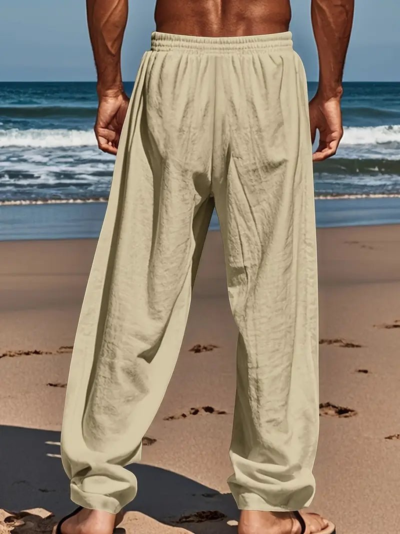 Casual Linen Pants - Luxoria