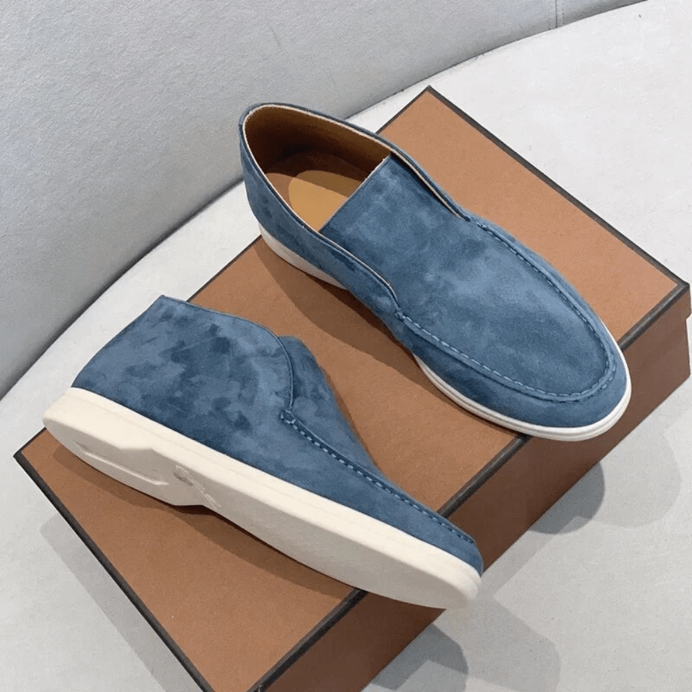 Casual Suede Loafers - Luxoria