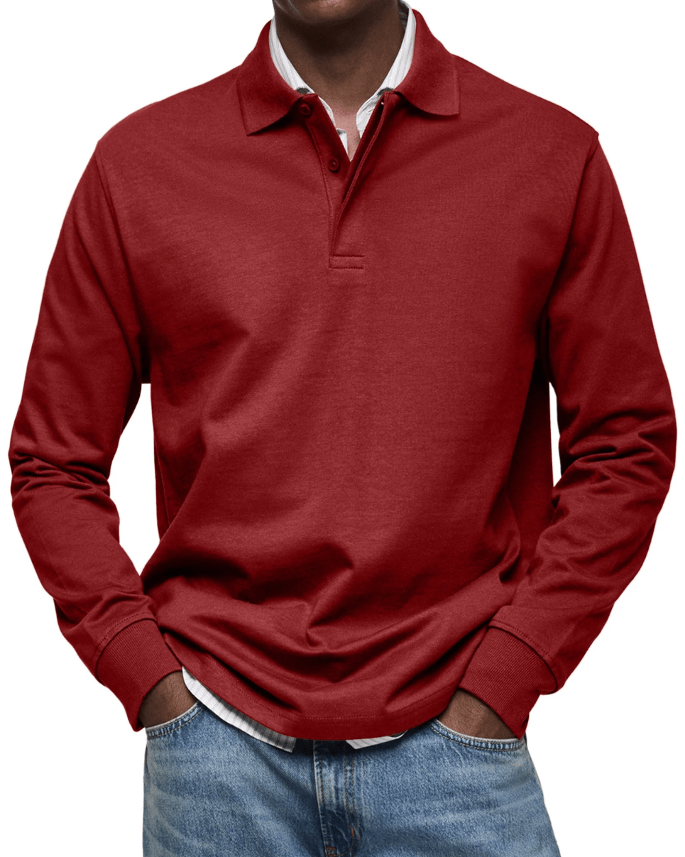 Casual Polo Sweater - Luxoria