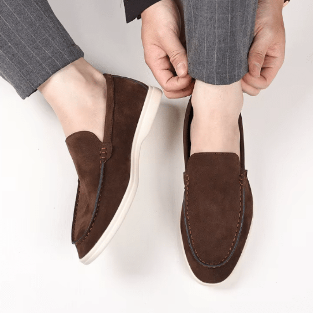 Classic Suede Loafers - Luxoria