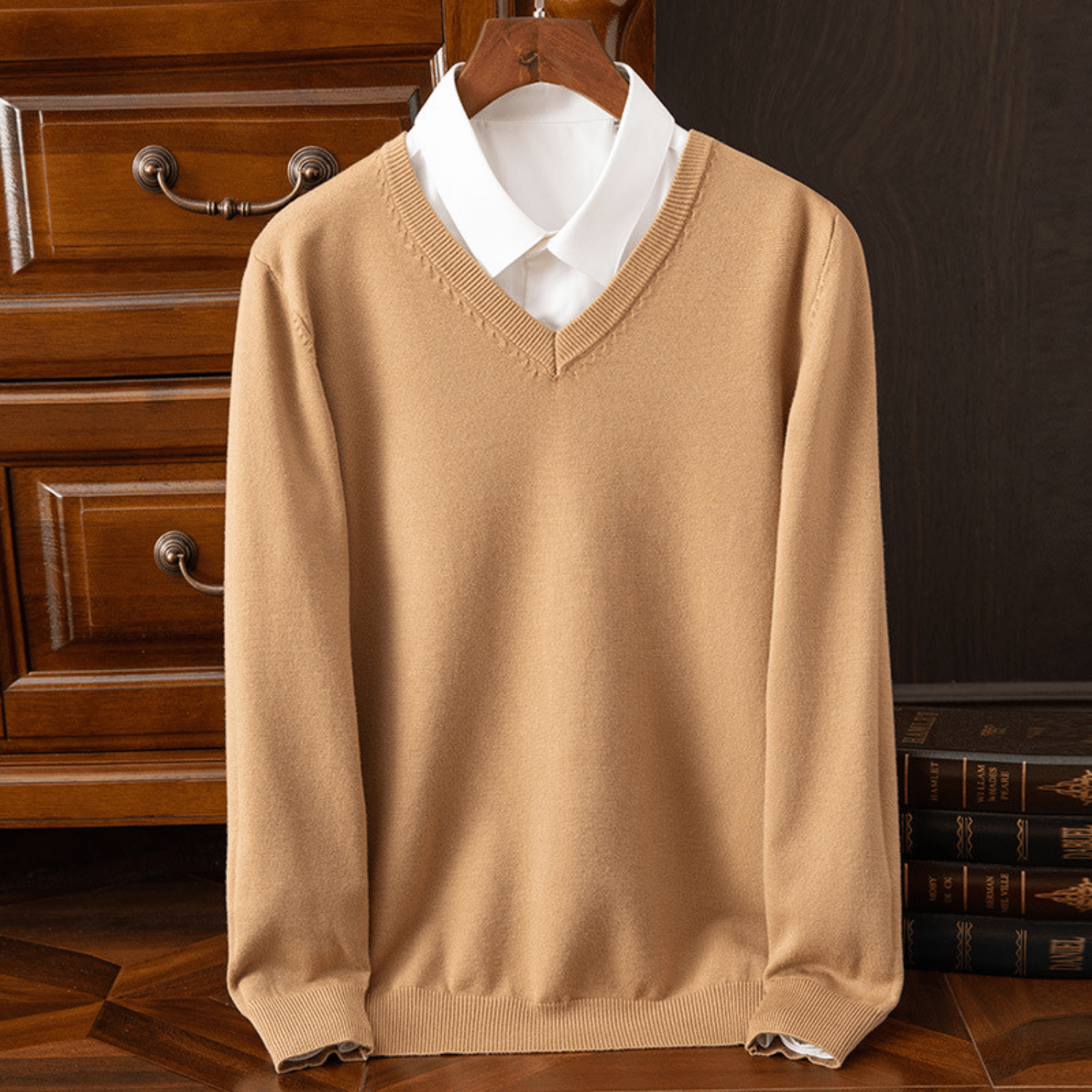 Chic V - Neck Sweater - Luxoria