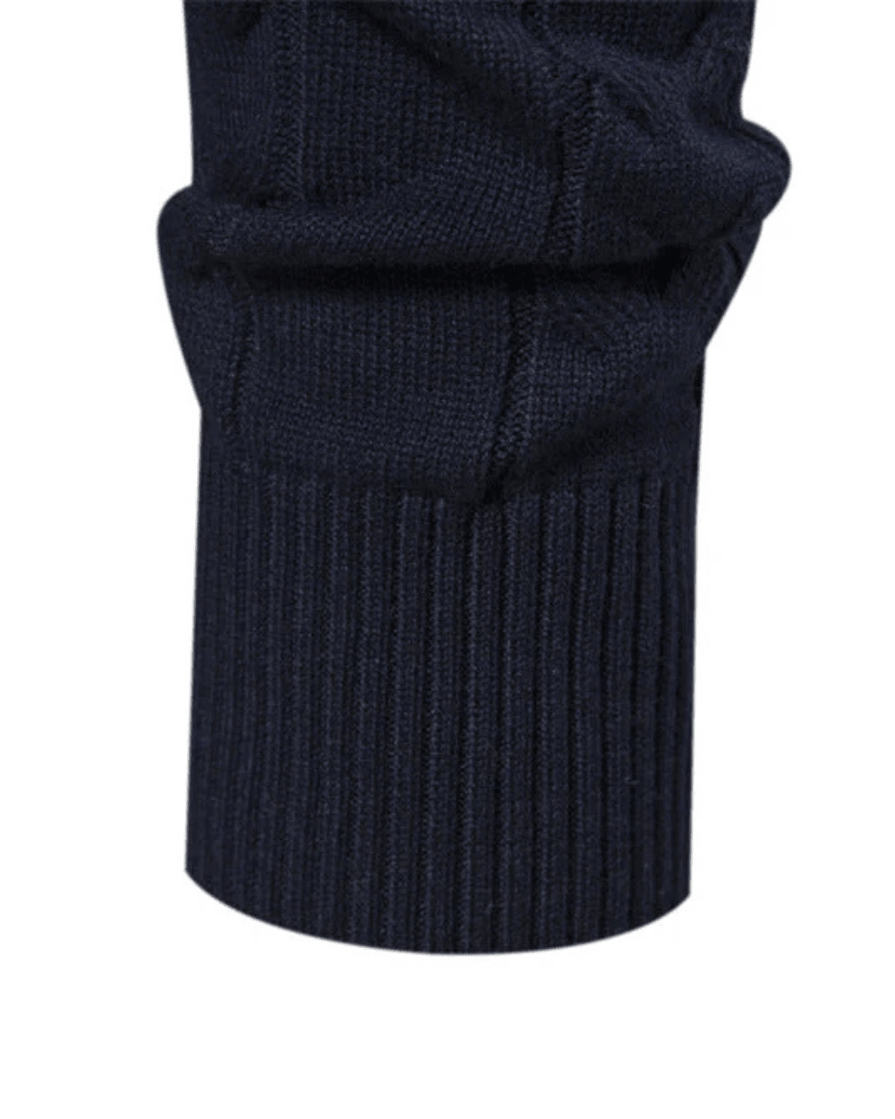 Frederico Cotton Zip Sweater with Pattern - Luxoria