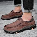 Elegant Leather Slip - On Shoes - Luxoria