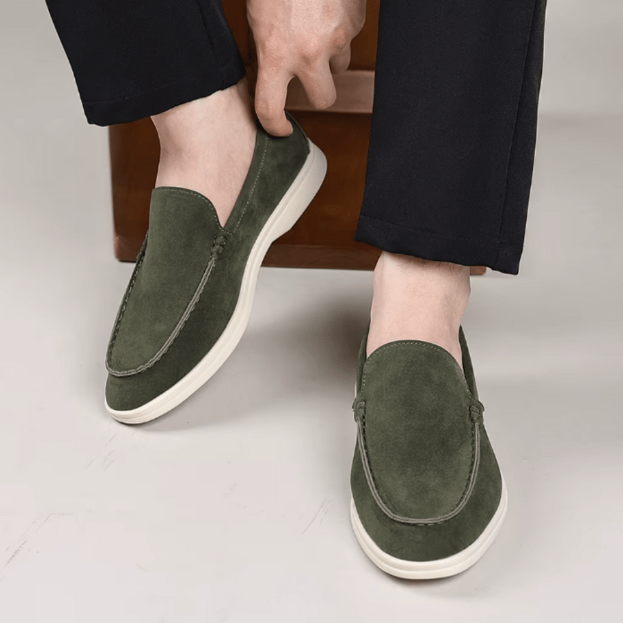 Classic Suede Loafers - Luxoria