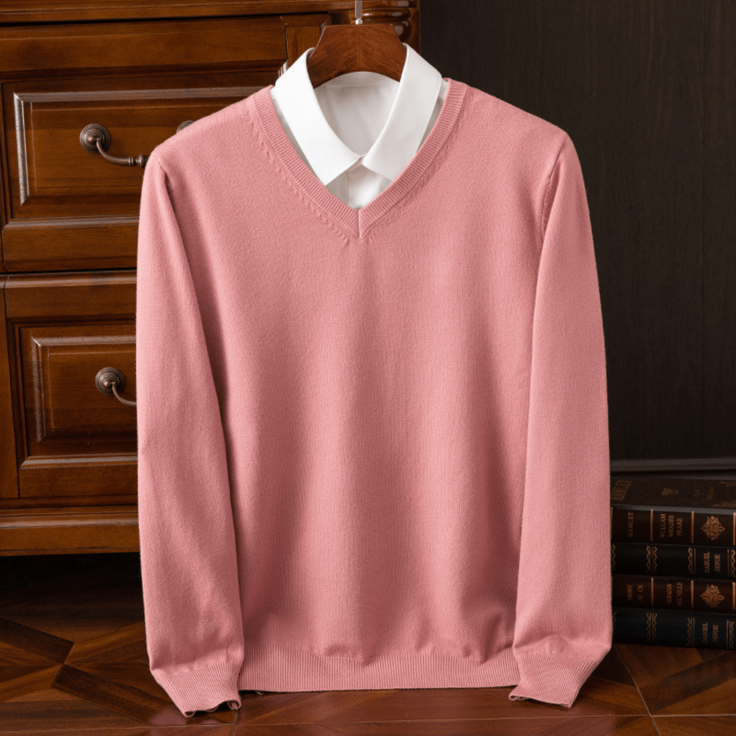 Chic V - Neck Sweater - Luxoria