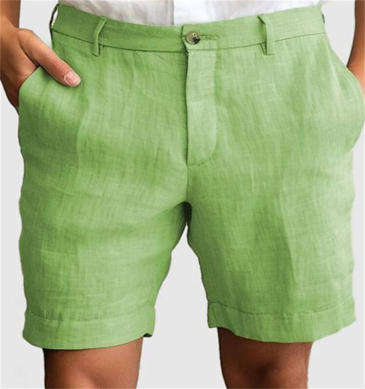 Elegant Linen Summer Shorts - Luxoria