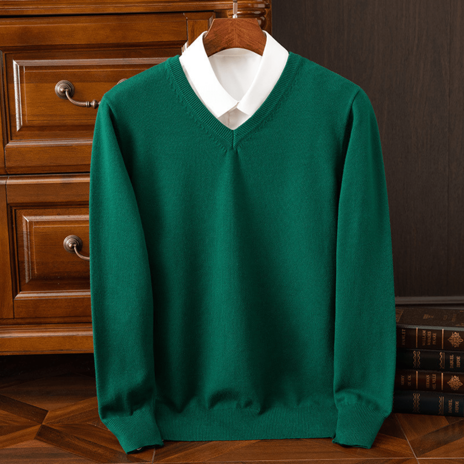 Chic V - Neck Sweater - Luxoria