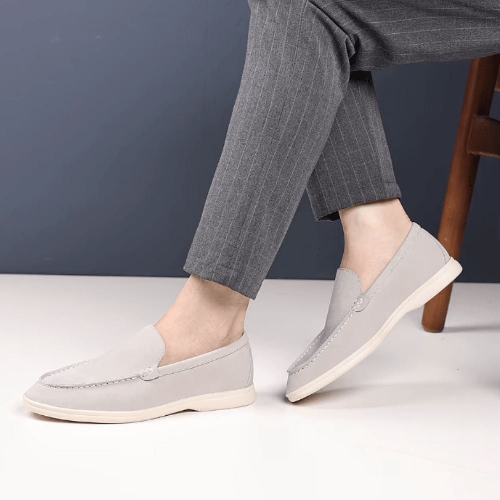 Luxury Suede Loafers - Luxoria
