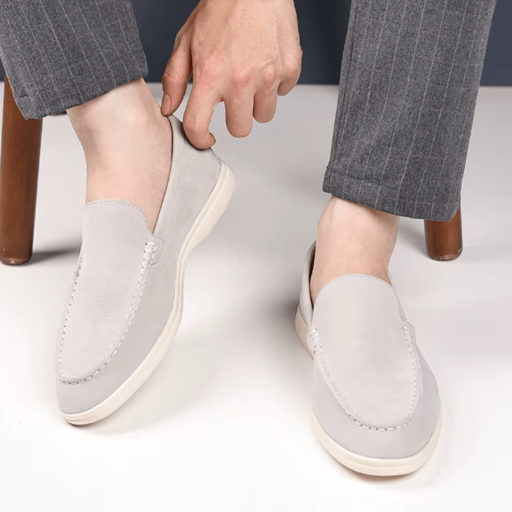 Luxury Suede Loafers - Luxoria