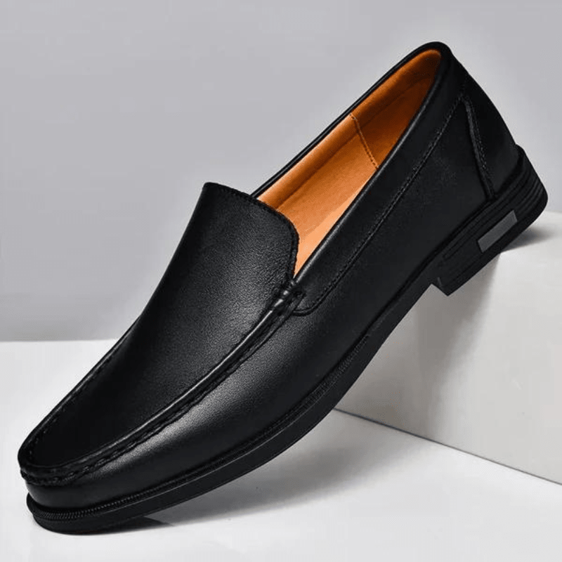 Elegant Leather Loafers - Luxoria
