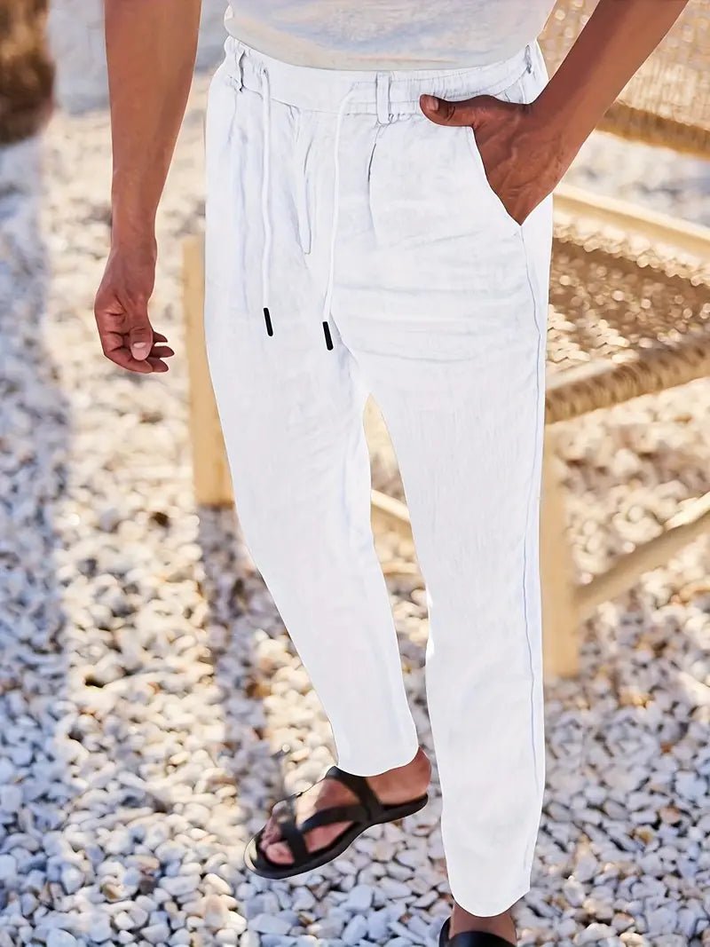 Elegant Linen Pants - Luxoria