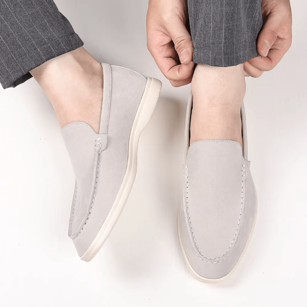 Luxury Suede Loafers - Luxoria
