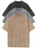 Casual Cotton Oversized Tee Set - 3 - Pack - Luxoria