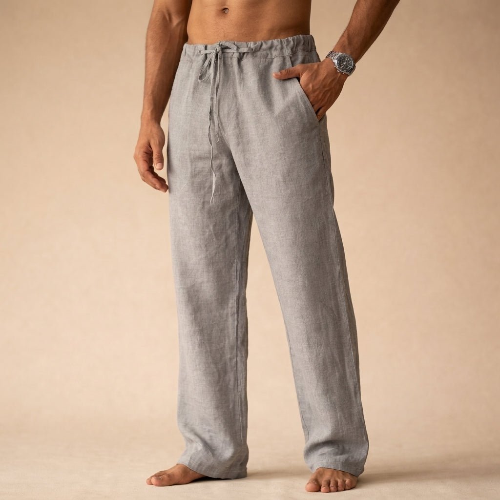 Linen Men's Pants - Luxoria