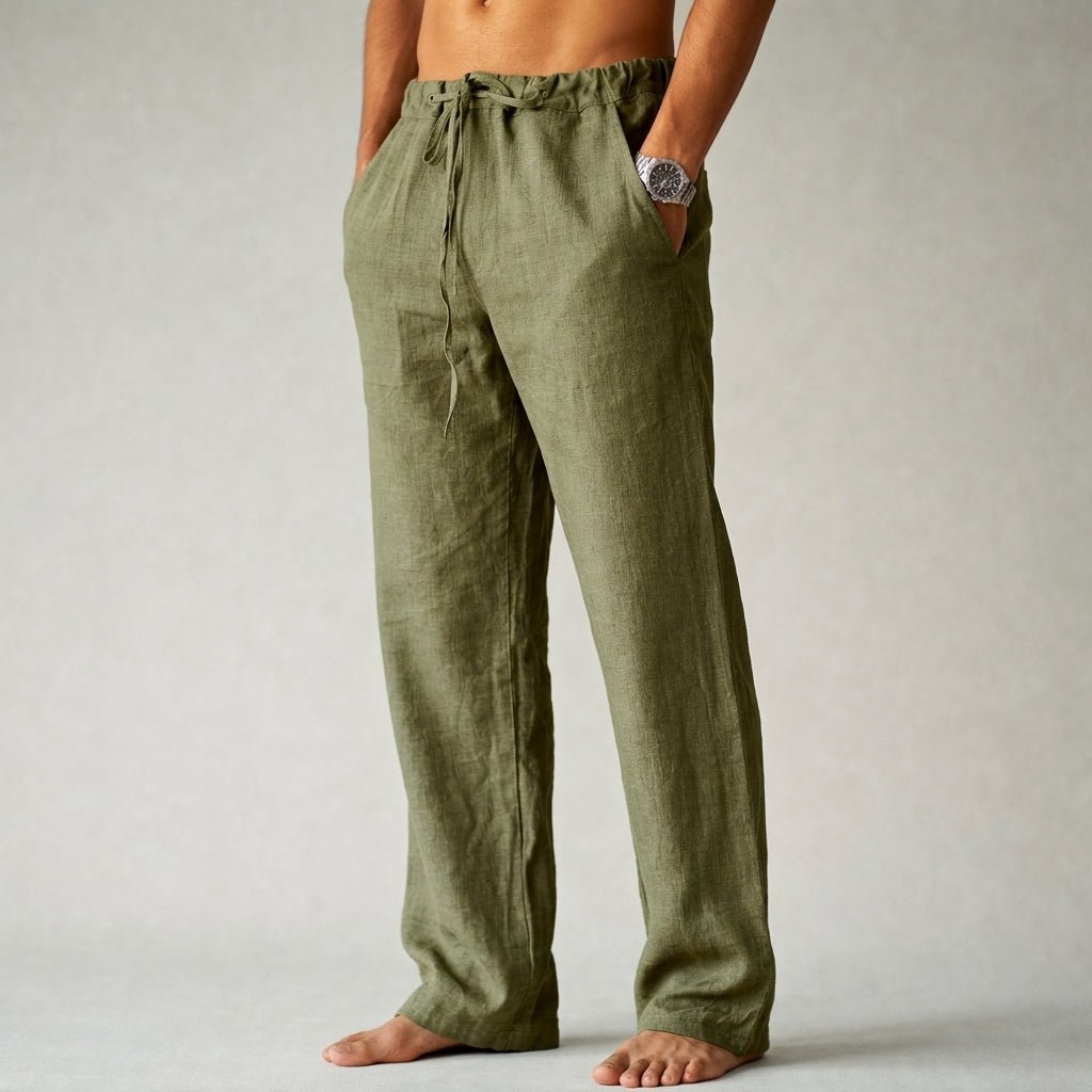 Linen Men's Pants - Luxoria