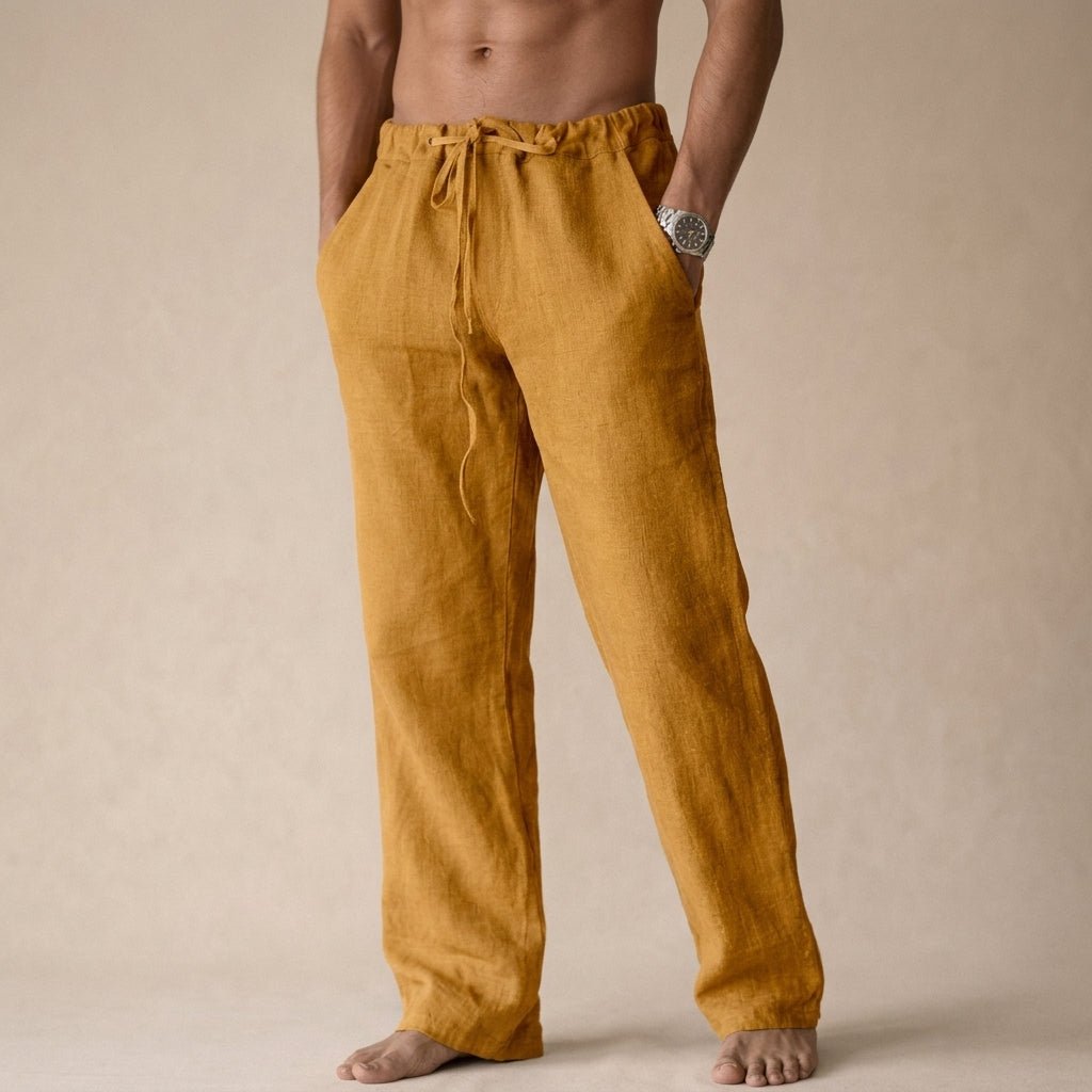 Linen Men's Pants - Luxoria