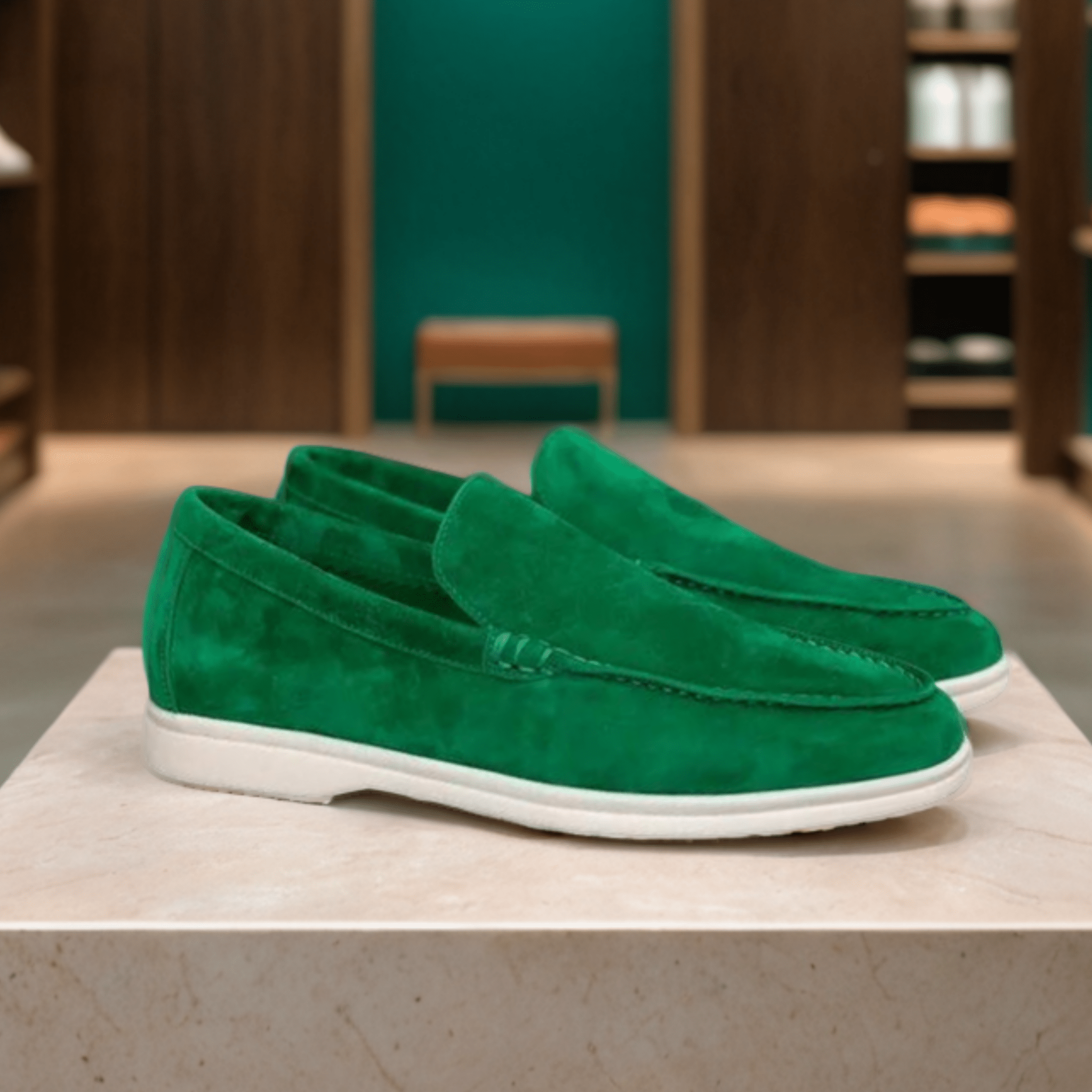 Premium Suede Loafers - Luxoria