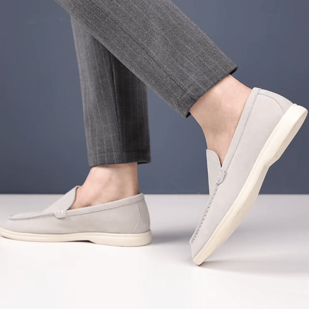 Luxury Suede Loafers - Luxoria