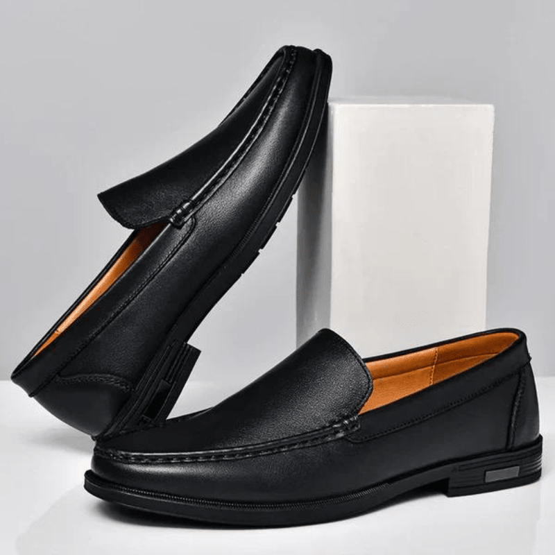 Elegant Leather Loafers - Luxoria