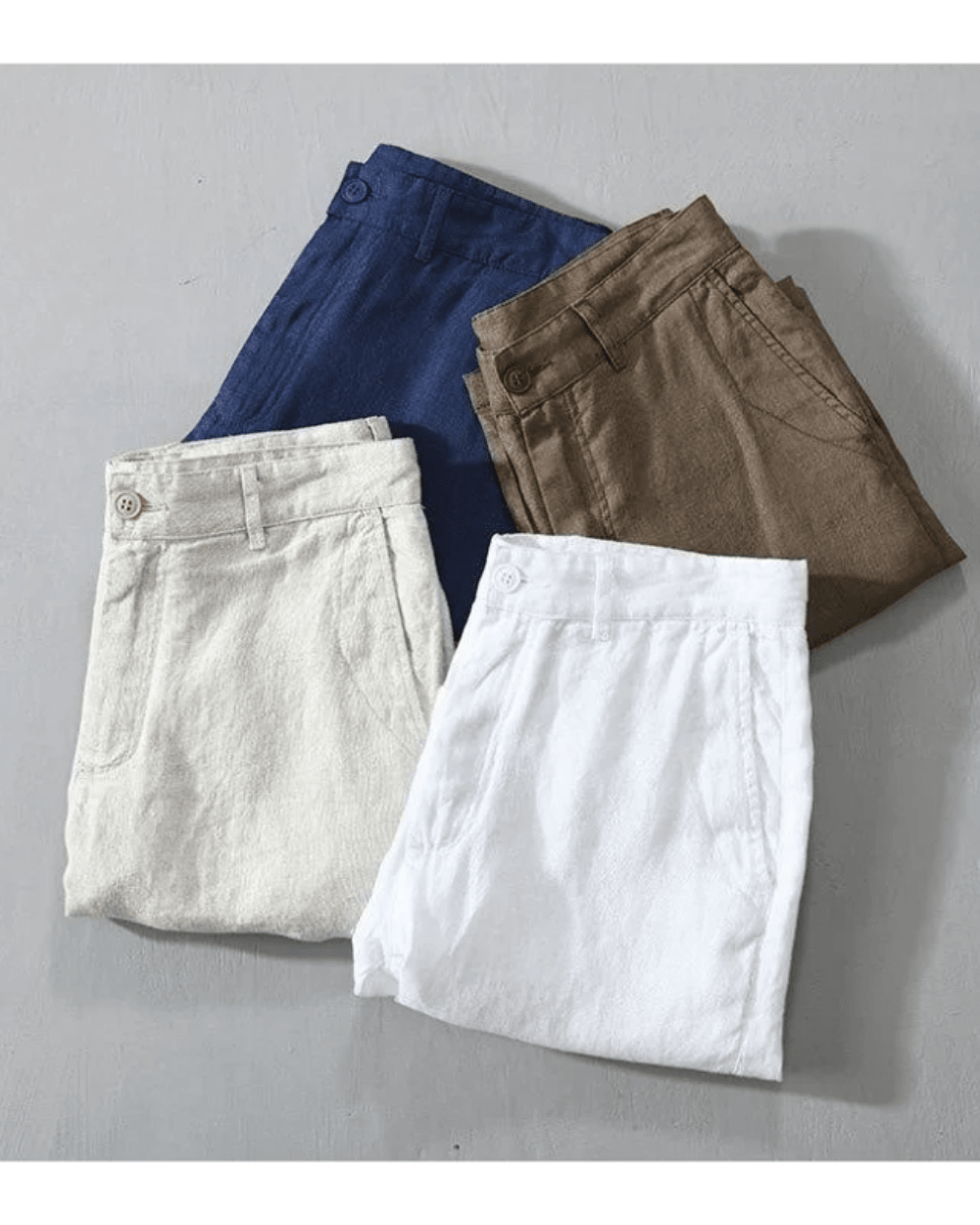 Lisbo Linen Shorts - Luxoria