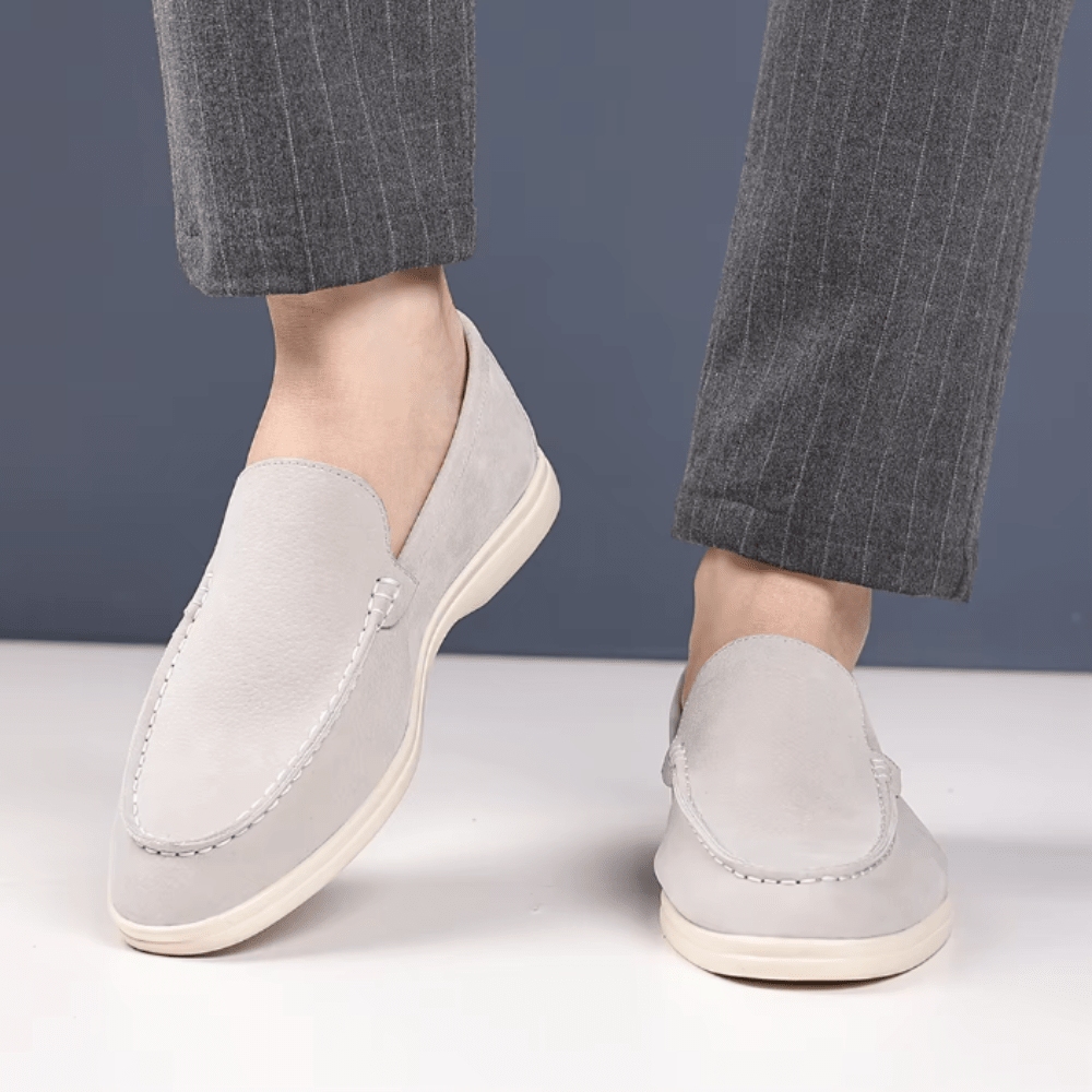 Luxury Suede Loafers - Luxoria
