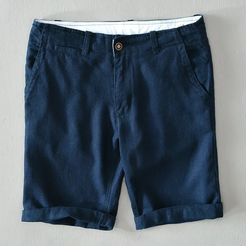Casual Linen Shorts - Luxoria