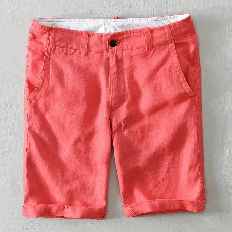 Casual Linen Shorts - Luxoria