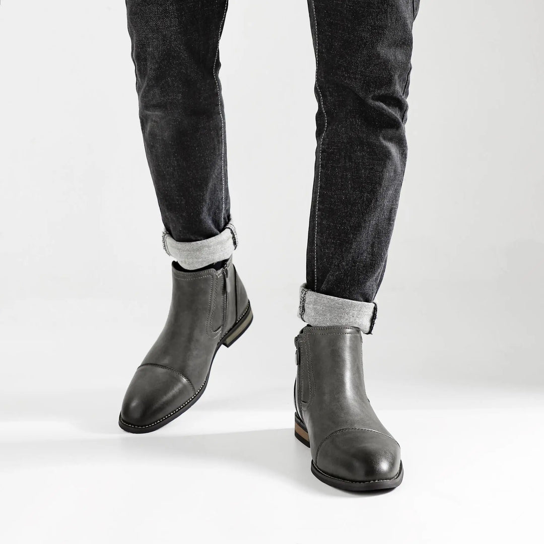 Leather Chelsea Boots - Luxoria