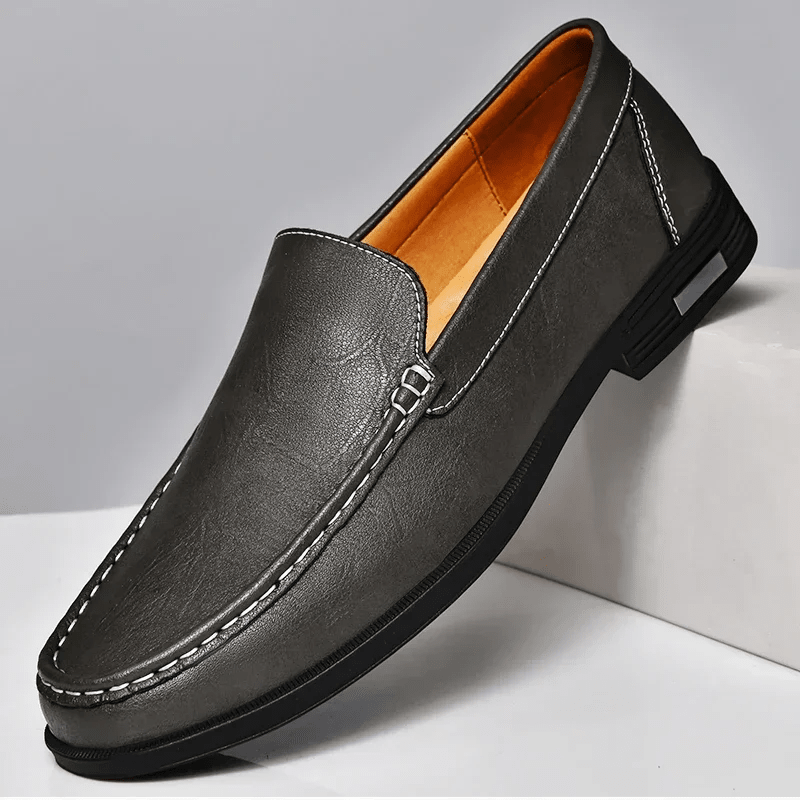Elegant Leather Loafers - Luxoria