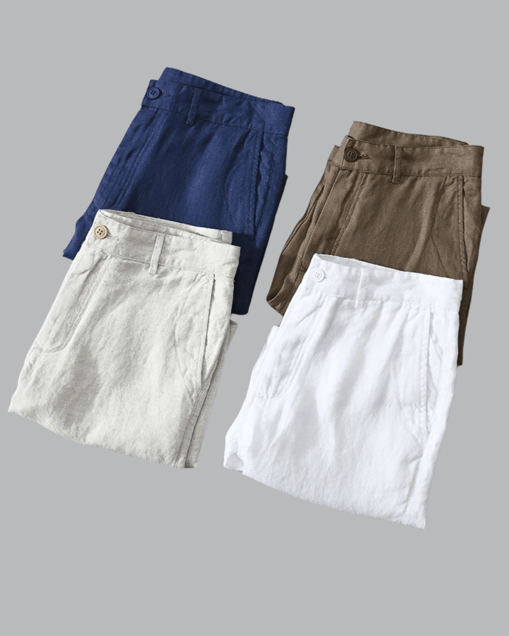 Lisbo Linen Shorts - Luxoria