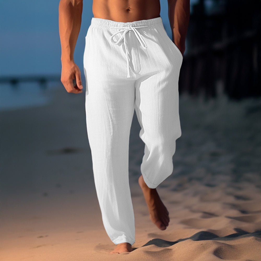 Zakynthos Linen Pants - Luxoria