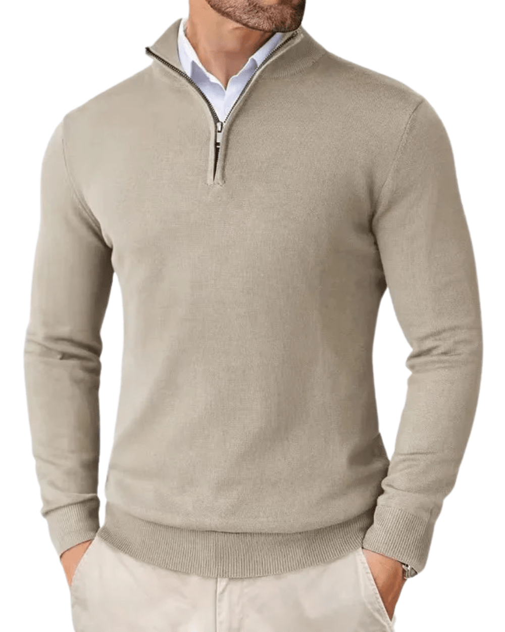Romeo Zip Sweater - Luxoria