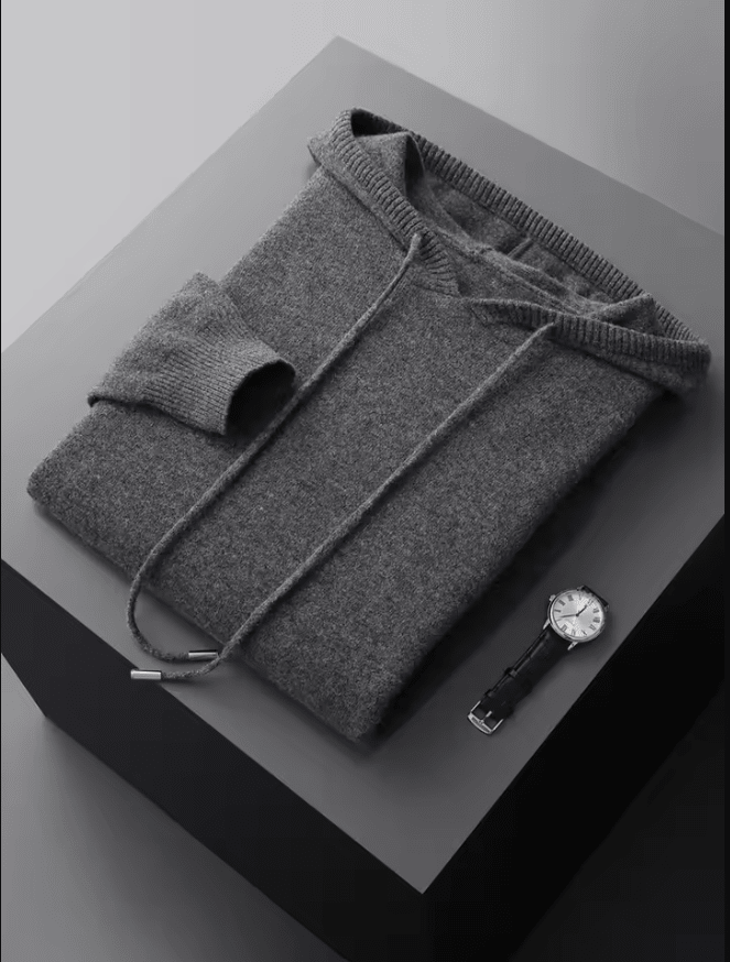 Sirlus Merino Wool Hoodie - Luxoria