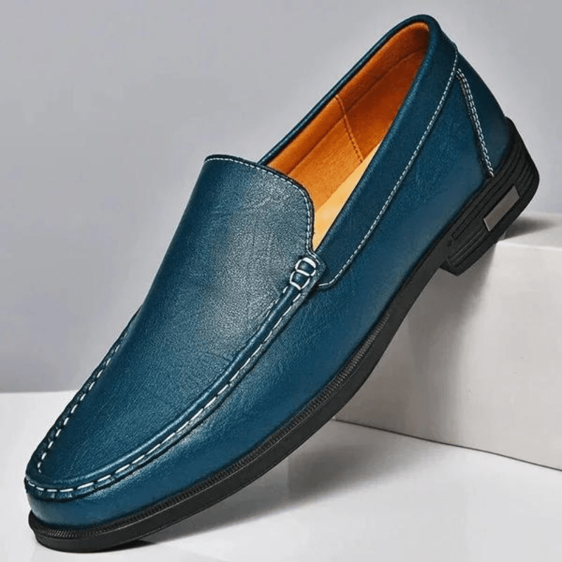 Elegant Leather Loafers - Luxoria