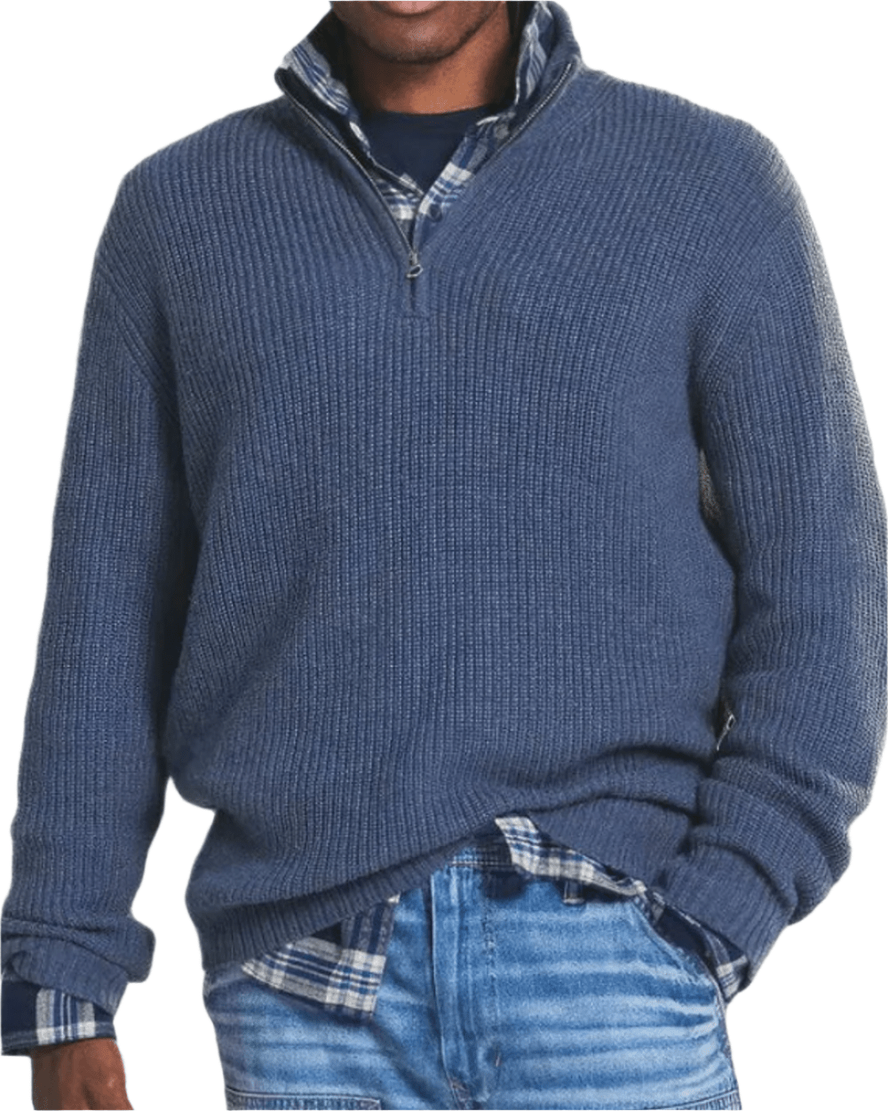 Diego Zip Sweater - Luxoria