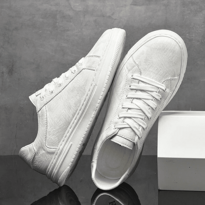 Athene Leather Sneakers - Luxoria