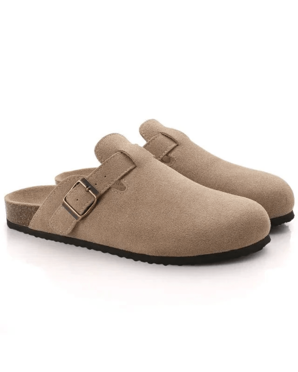 Oxford Suede Clogs - Luxoria