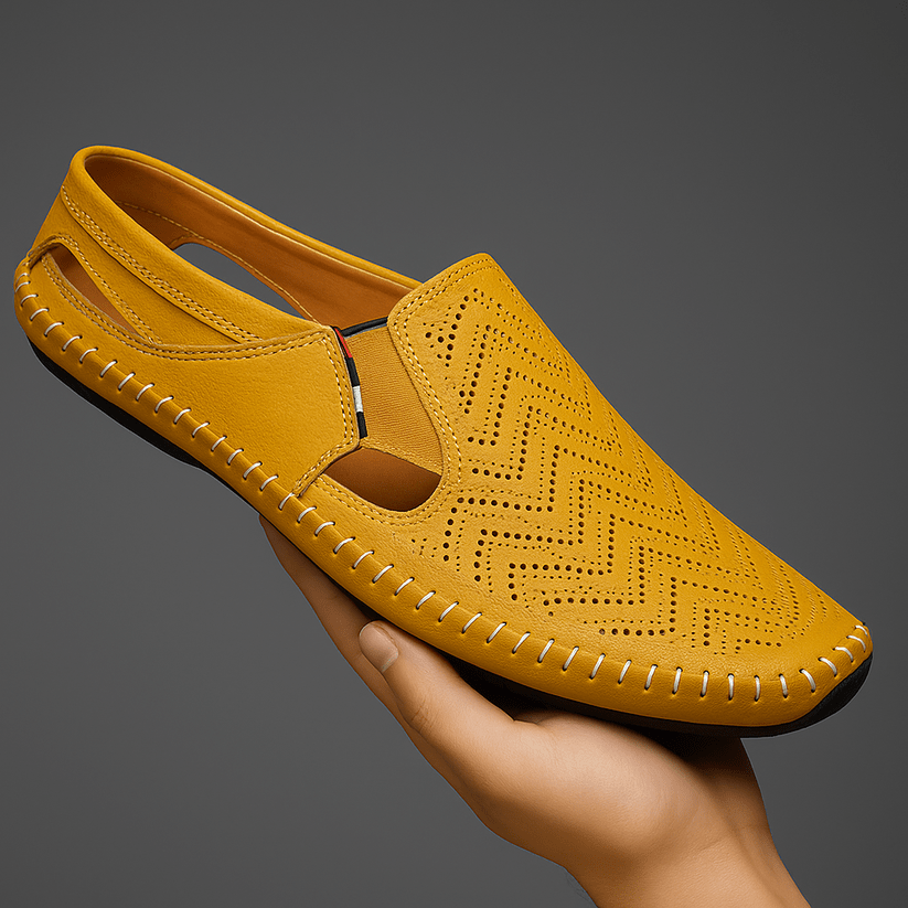 Leather Strap Sandals - Luxoria