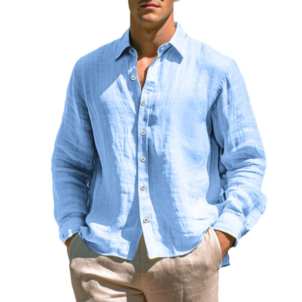 Casual Linen Shirt - Luxoria