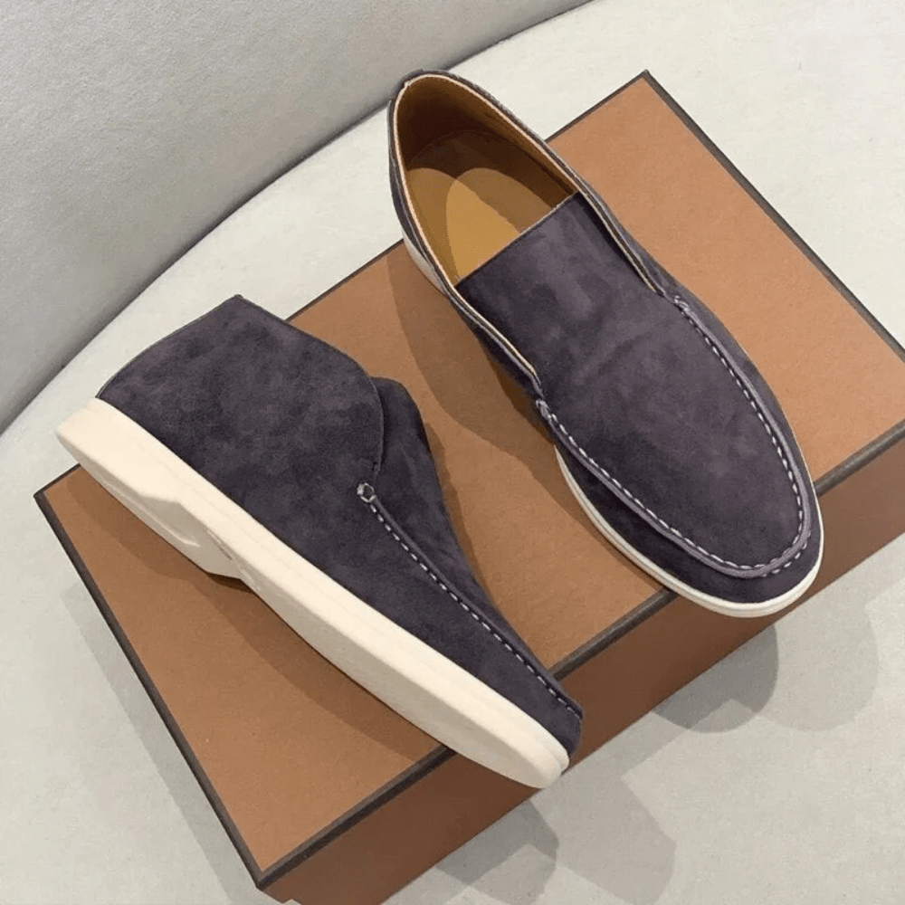 Casual Suede Loafers - Luxoria