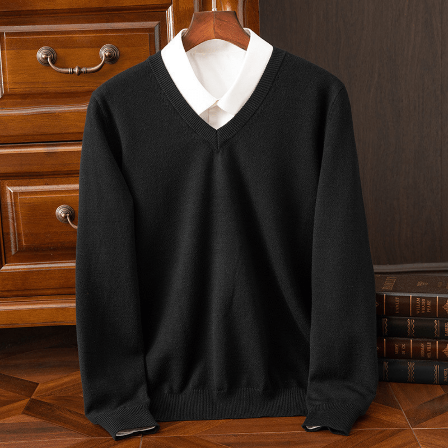 Chic V - Neck Sweater - Luxoria