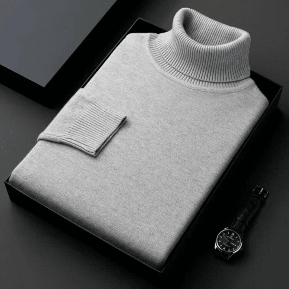 Alioth Cashmere Turtleneck - Luxoria