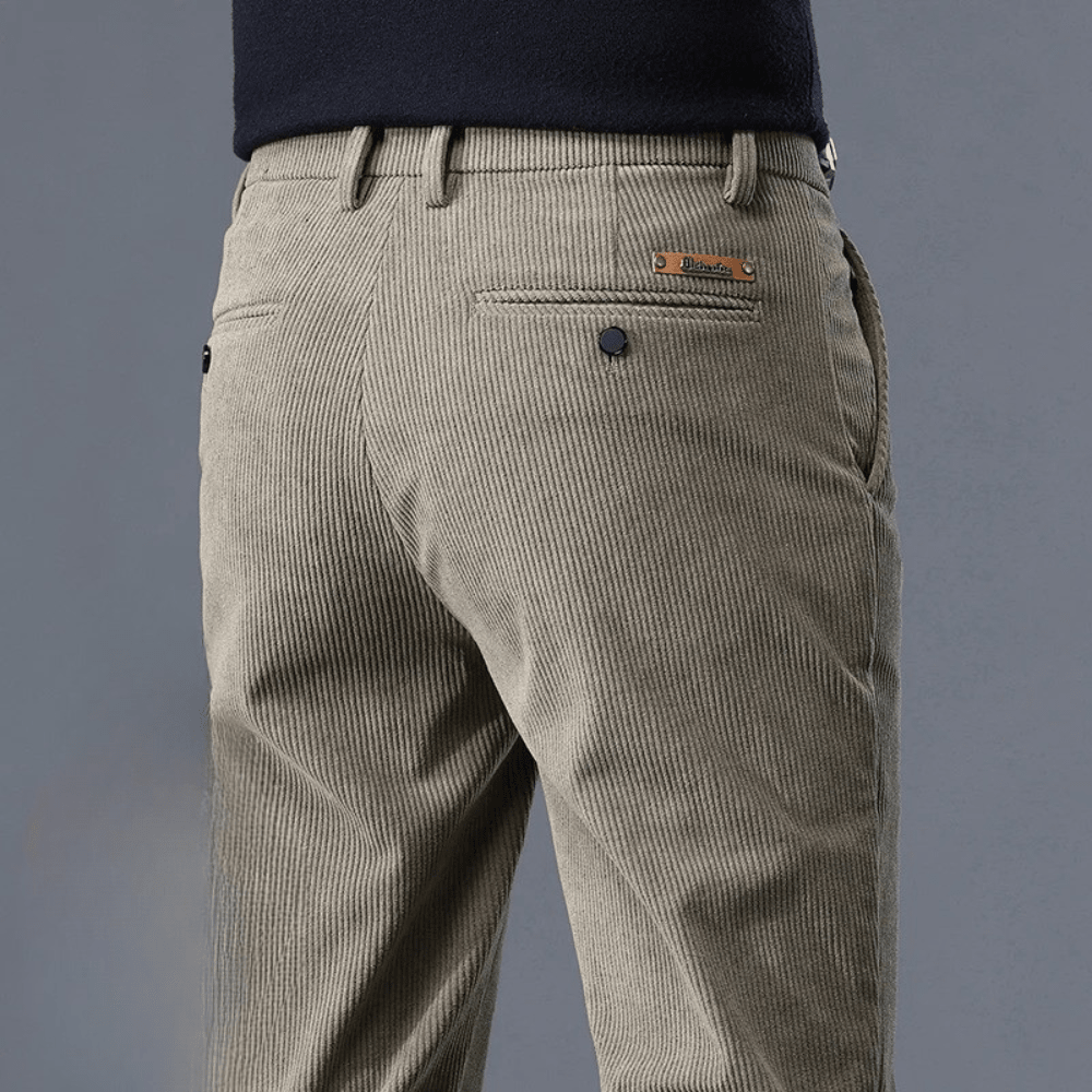 Elegant Corduroy Pants - Luxoria