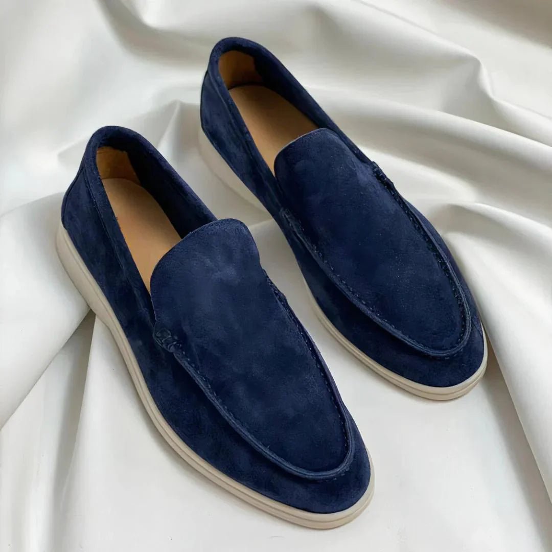 Elegant Suede Loafers - Luxoria