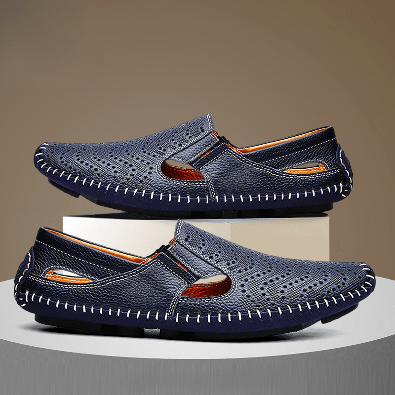 Leather Strap Sandals - Luxoria