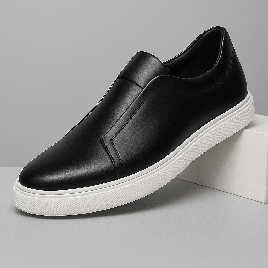 Elegant Leather Slip - On Shoes - Luxoria