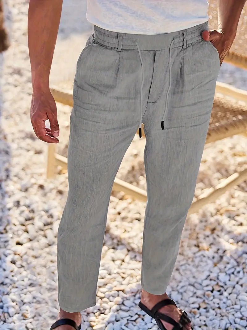 Elegant Linen Pants - Luxoria