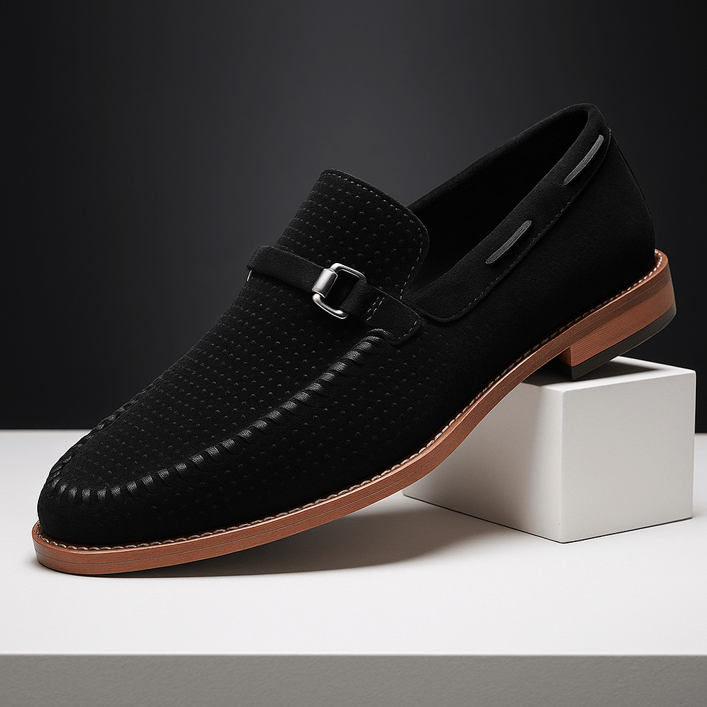 Chic Leather Loafers - Luxoria